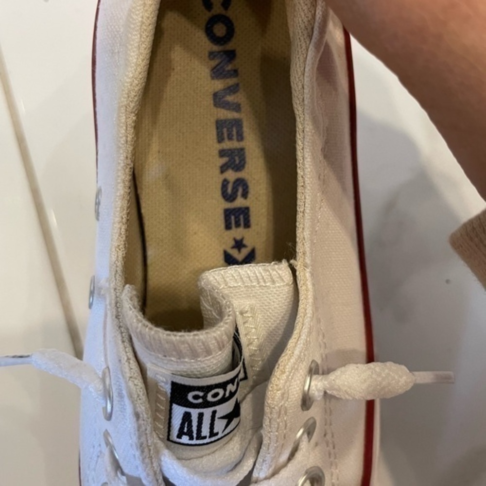 All Star Converse | Chuck Taylor Shoreline Classic Slip On White Sneakers - Picture 14 of 17
